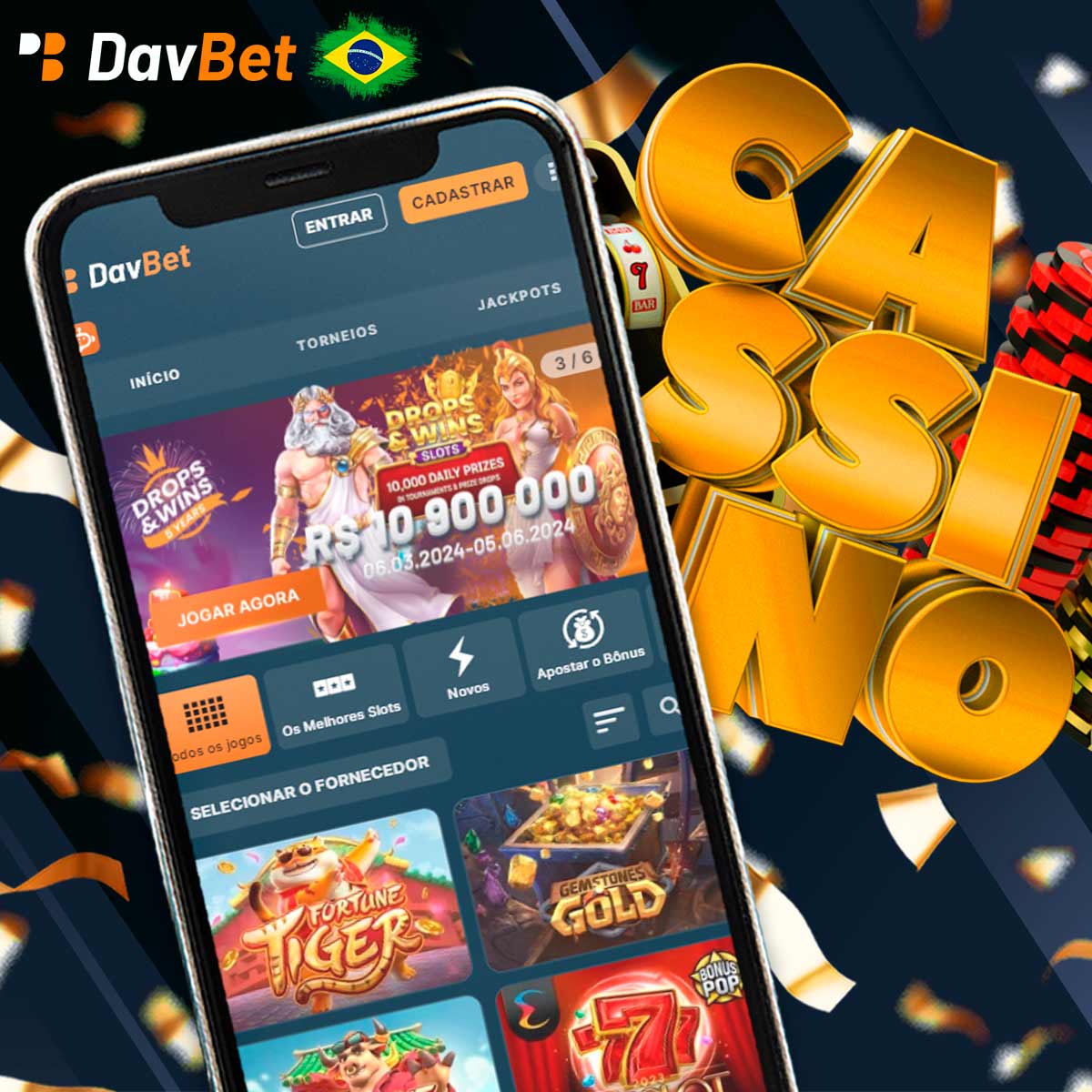 Informações sobre o slots no Davbet